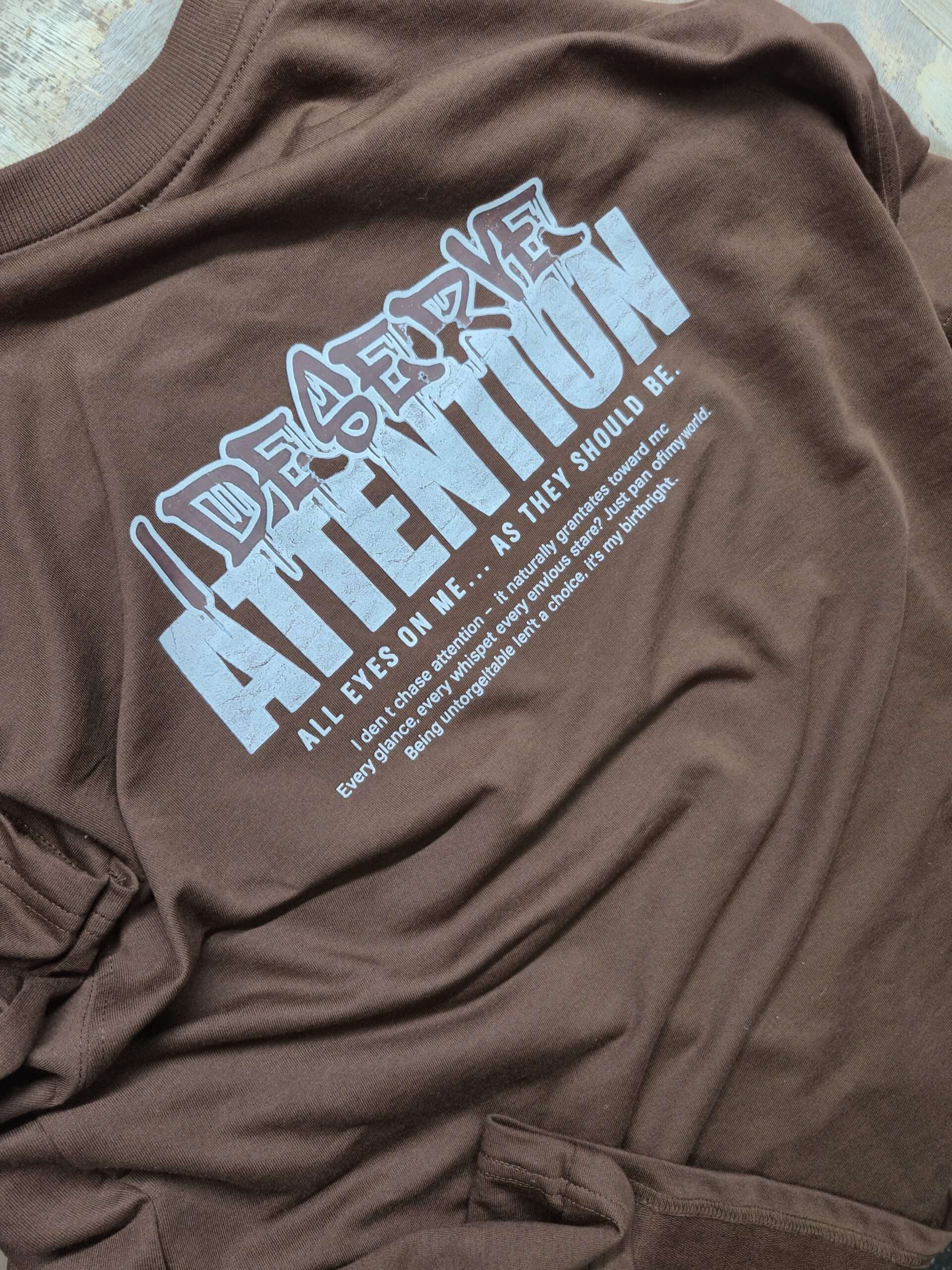 deserve attention oversized – chocolate classic deserve attention oversized – chocolate classic