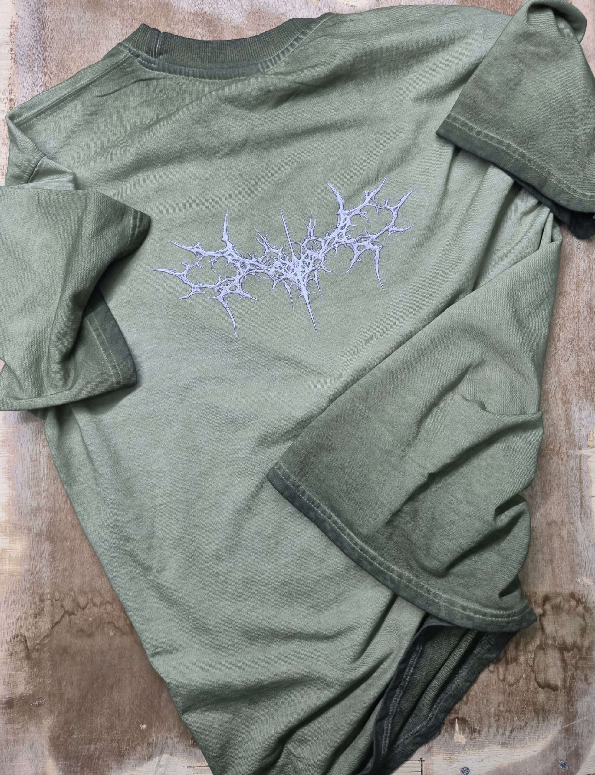 chrome thorn oversized – sun faded green chrome thorn oversized – sun faded green